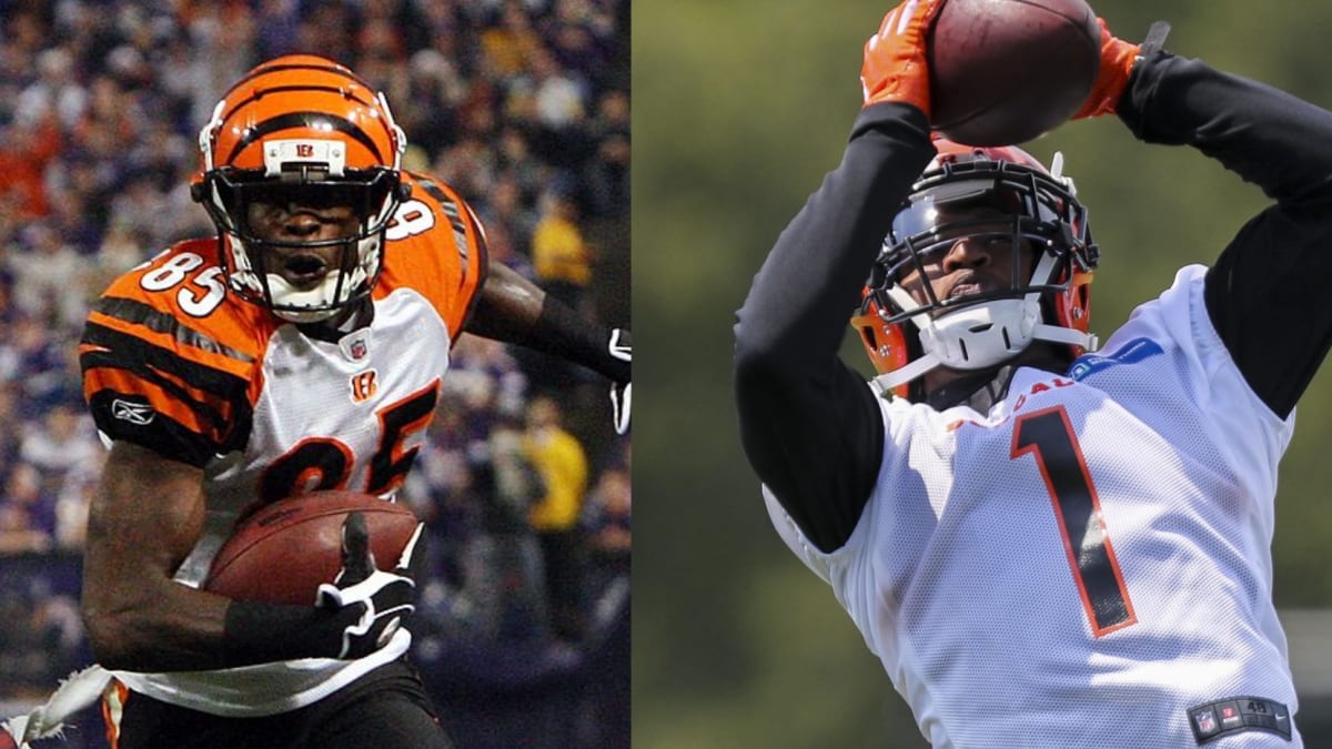 Cincinnati Bengals' Ja'Marr Chase celebrates after a touchdown