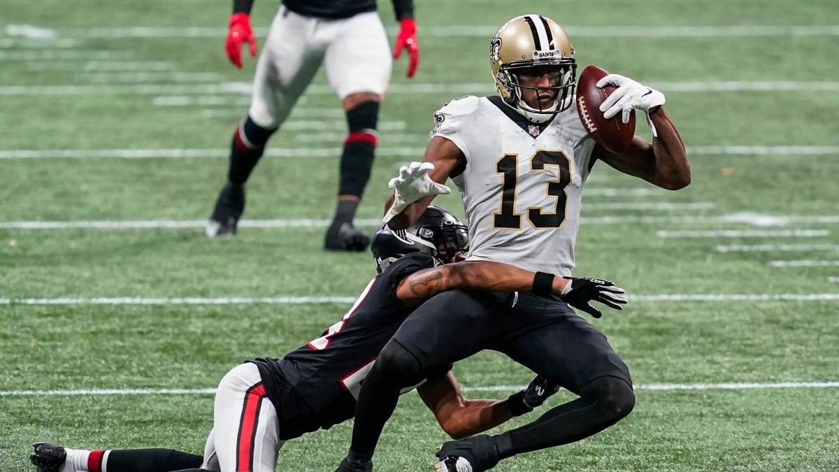 Saints WR Michael Thomas (ankle) returns to practice after brief