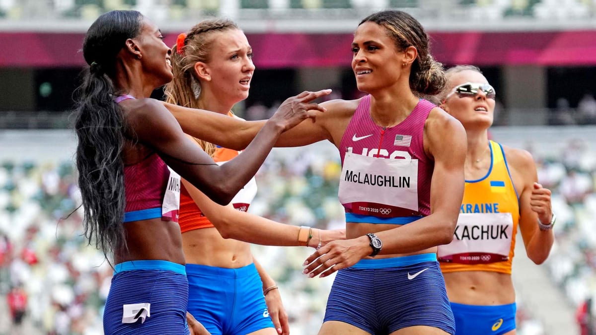 Who is women's 400m hurdles world record holder Sydney McLaughlin's NFL  star husband?