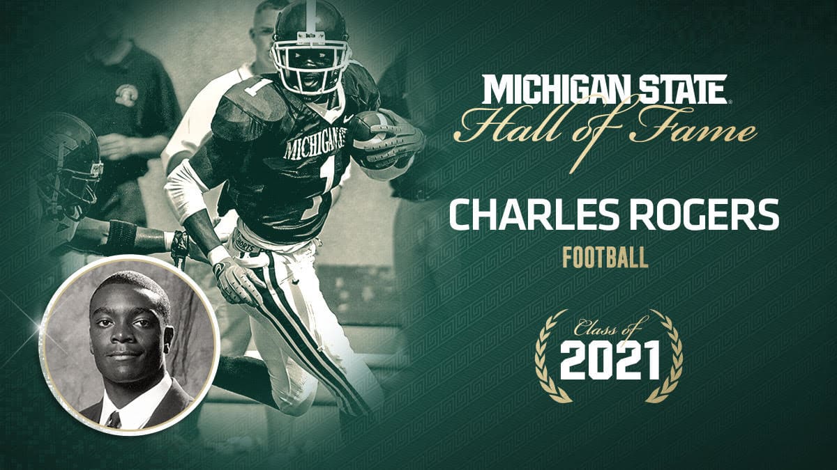 Charles Rogers Michigan State Spartans - Detroit Lions 2003 Press