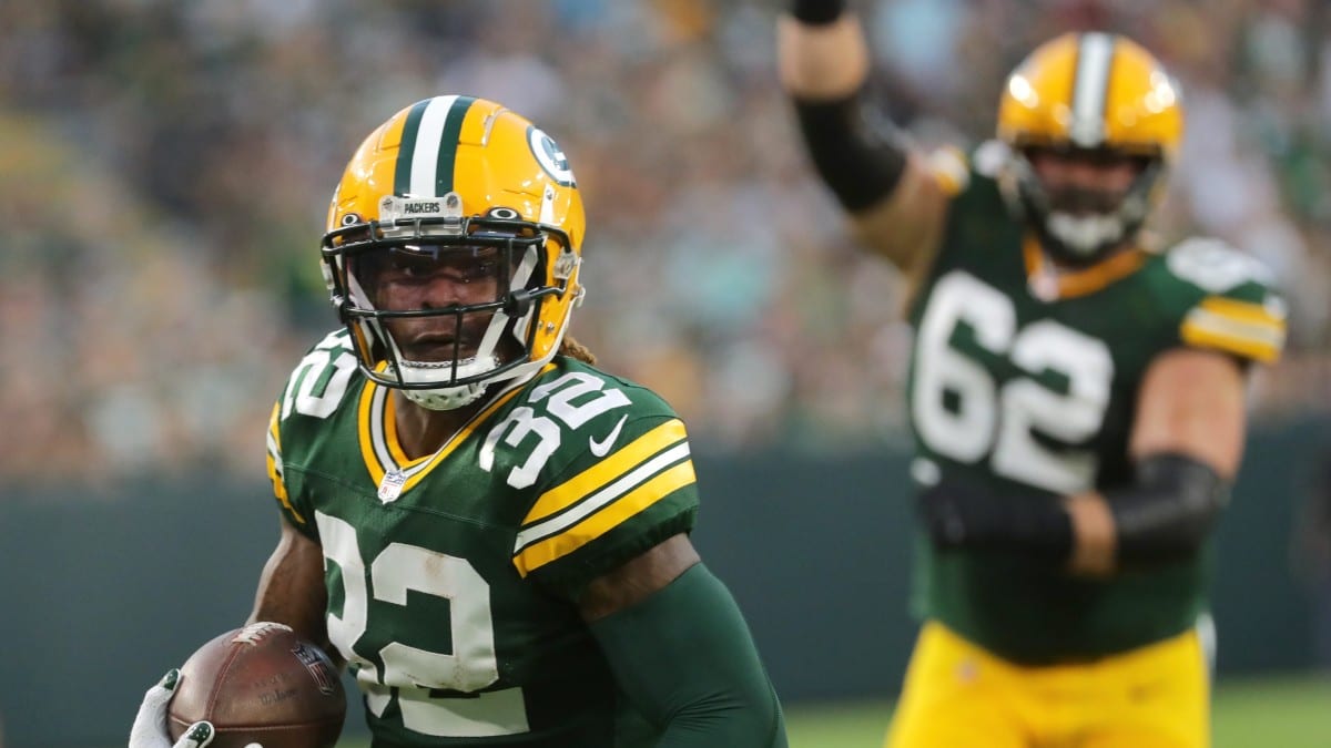 Packers RB Kylin Hill Finds 'Daily Motivation' in Being Pick No. 256 -  Sports Illustrated Green Bay Packers News, Analysis and More