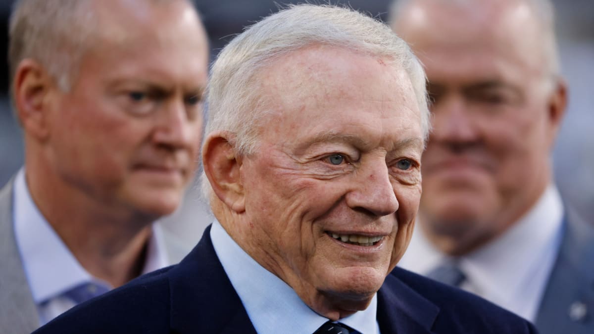 WATCH: Dallas Cowboys owner Jerry Jones asks for Jack Daniels shot after  coughing fit during live broadcast 