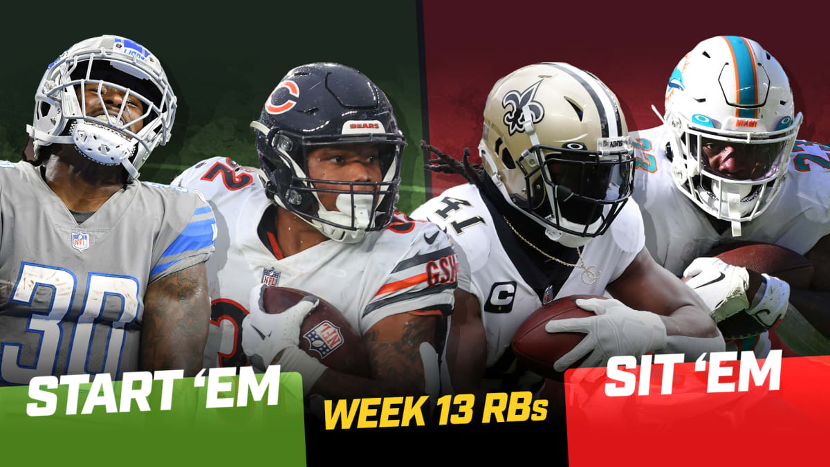 Fantasy Football Start 'Em Sit 'Em 2022 NFL Week 13: Running back