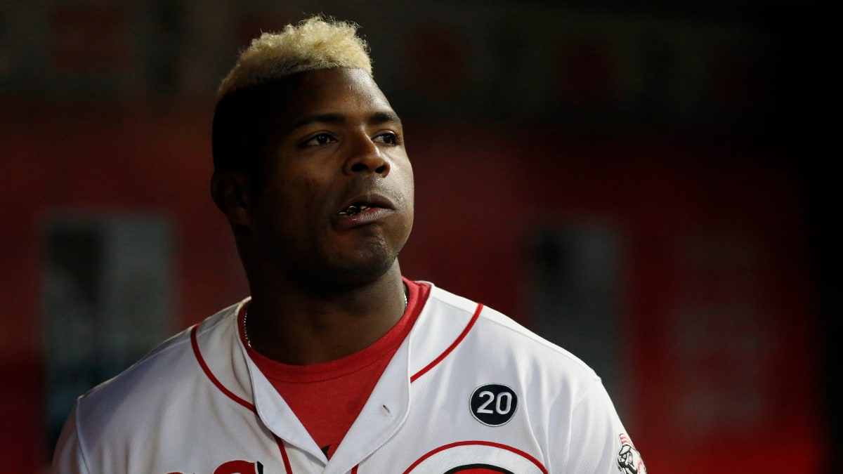 Yasiel Puig apologizes for not running out comebacker: 'That's not