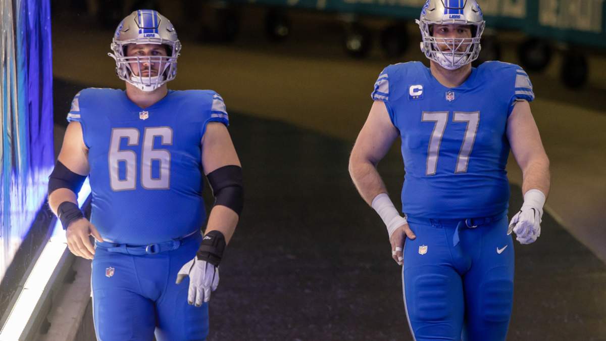 Lions Taylor Decker and Frank Ragnow land on PFF's Week 9 TOTW