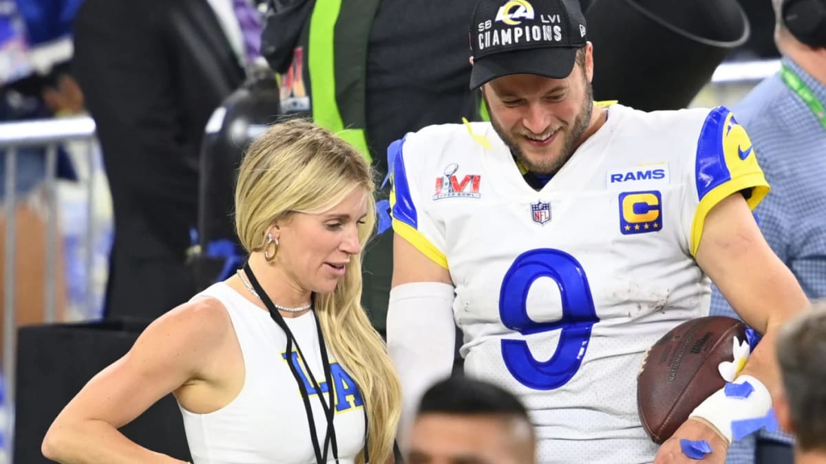 Rams Quarterback Matthew Stafford & Wife Kelly Spotted on Pre