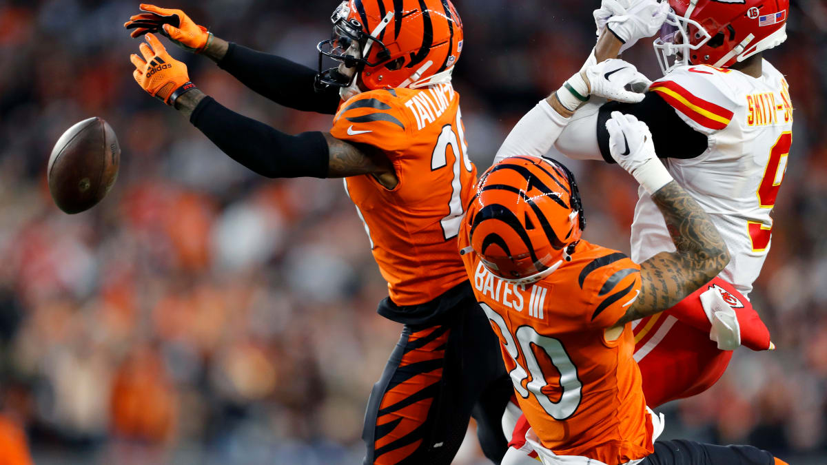 Report: Cincinnati Bengals Safety Jessie Bates Fined $50,000 For Faking  Injury Against Chiefs - Sports Illustrated Cincinnati Bengals News,  Analysis and More