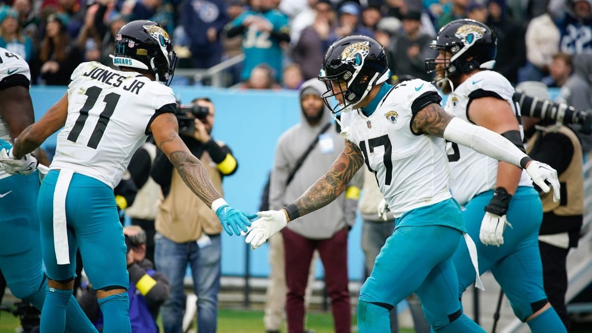 Titans Jaguars: Three Players to Watch Trevor Lawrence Evan Engram - Music  City Miracles