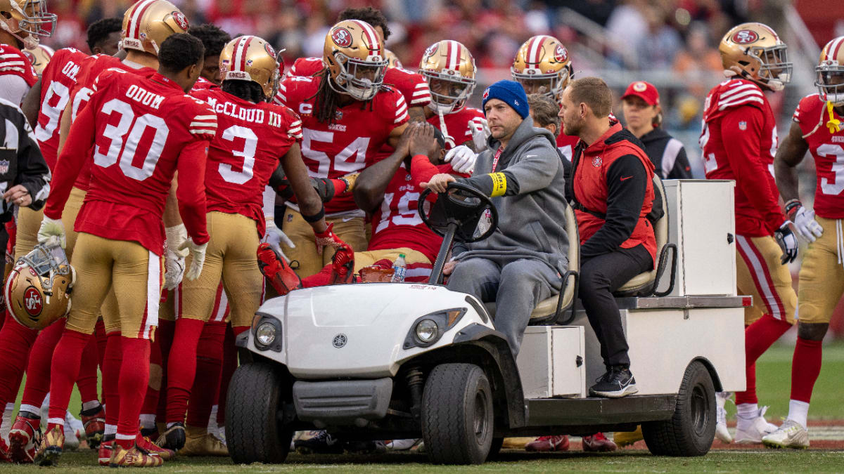 Deebo Samuel injury: 49ers WR carted off field during game vs