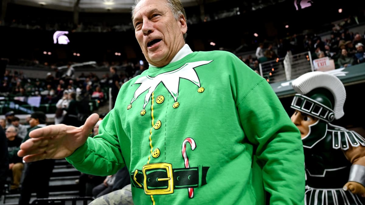 Michigan State's Tom Izzo Rocks Sublime Ugly Christmas Sweater