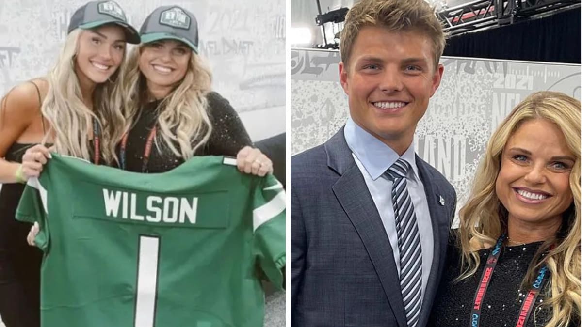 Jets QB Zach Wilson Asked About His 'Hot Mom,' Radio Host Dragged