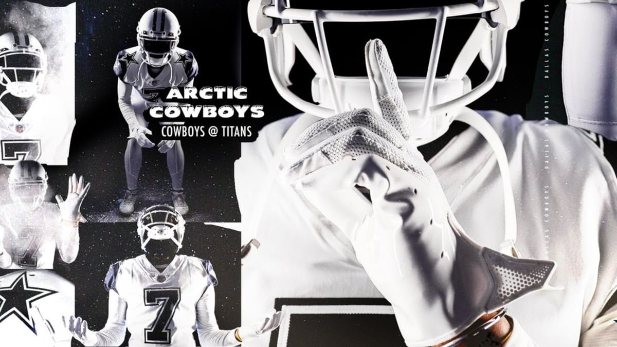 Dallas Cowboys LOOK: 'Artic' Color Rush Uniforms for Titans Has