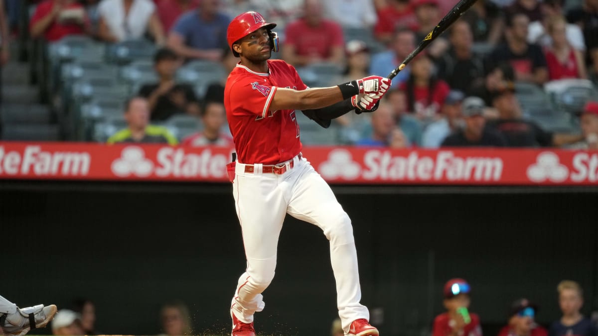 Jo Adell lets LA Angels know he's locked in for 2022 with jaw