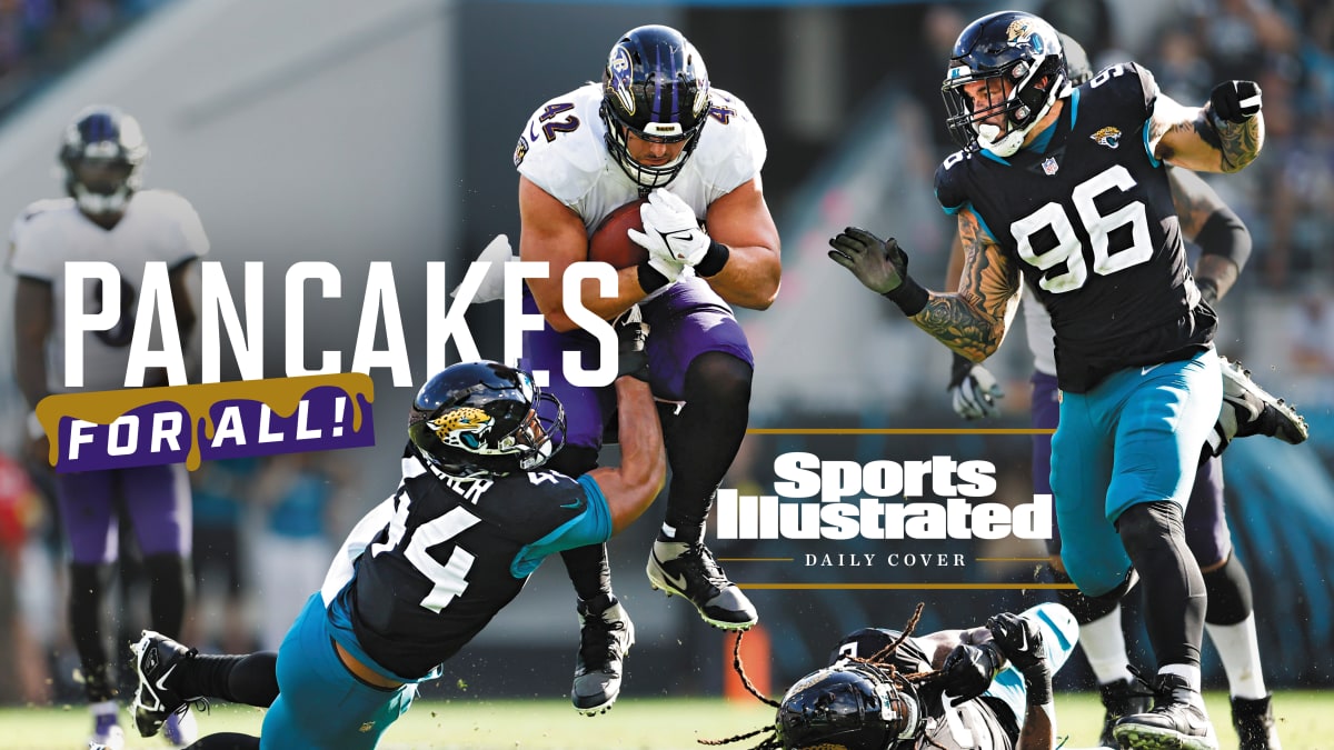 Pat Ricard, Ravens' three-way player, doubles up as food critic