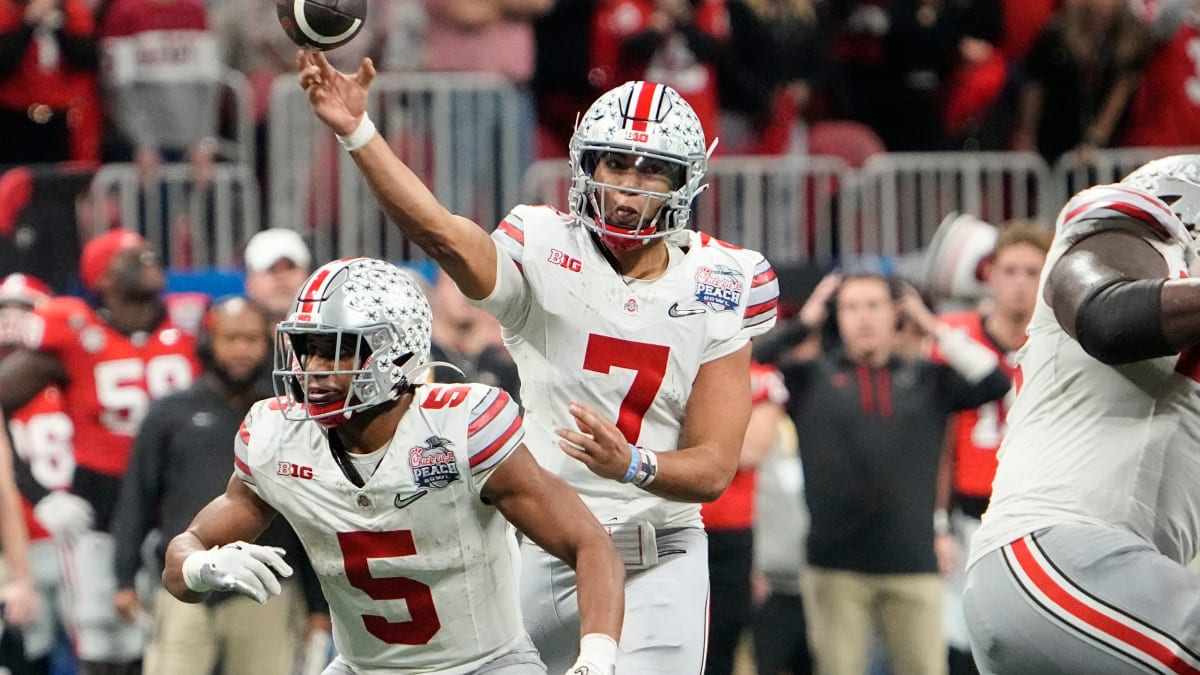 Harris✱ on X: “With the 9th pick in the 2023 NFL draft the Atlanta Falcons  selected CJ Stroud. Quarterback. Ohio State”  / X