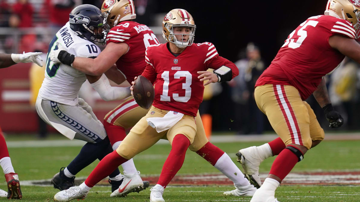 49ers QB Brock Purdy (oblique) is expected to play tonight vs. the  #Seahawks, per @AdamSchefter. #SFvsSEA #TNF #BrockPurdy #NFLonPrime…