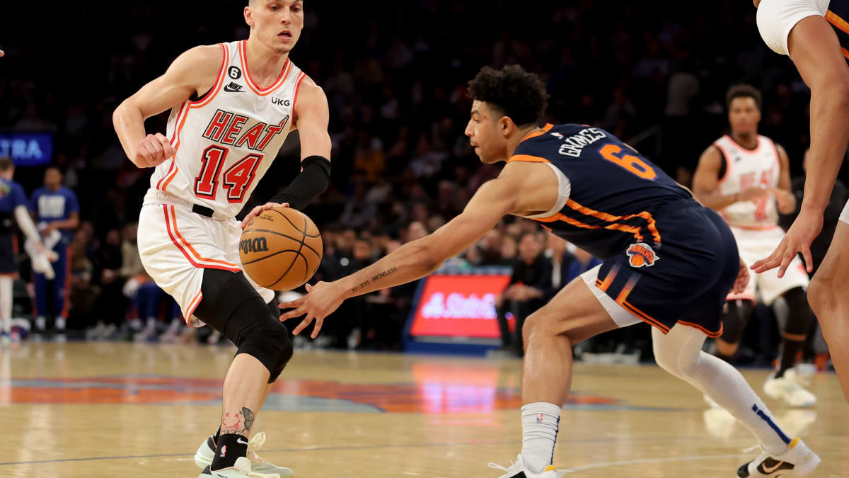 Heat star Tyler Herro's Whitnall basketball No. 14 jersey retired