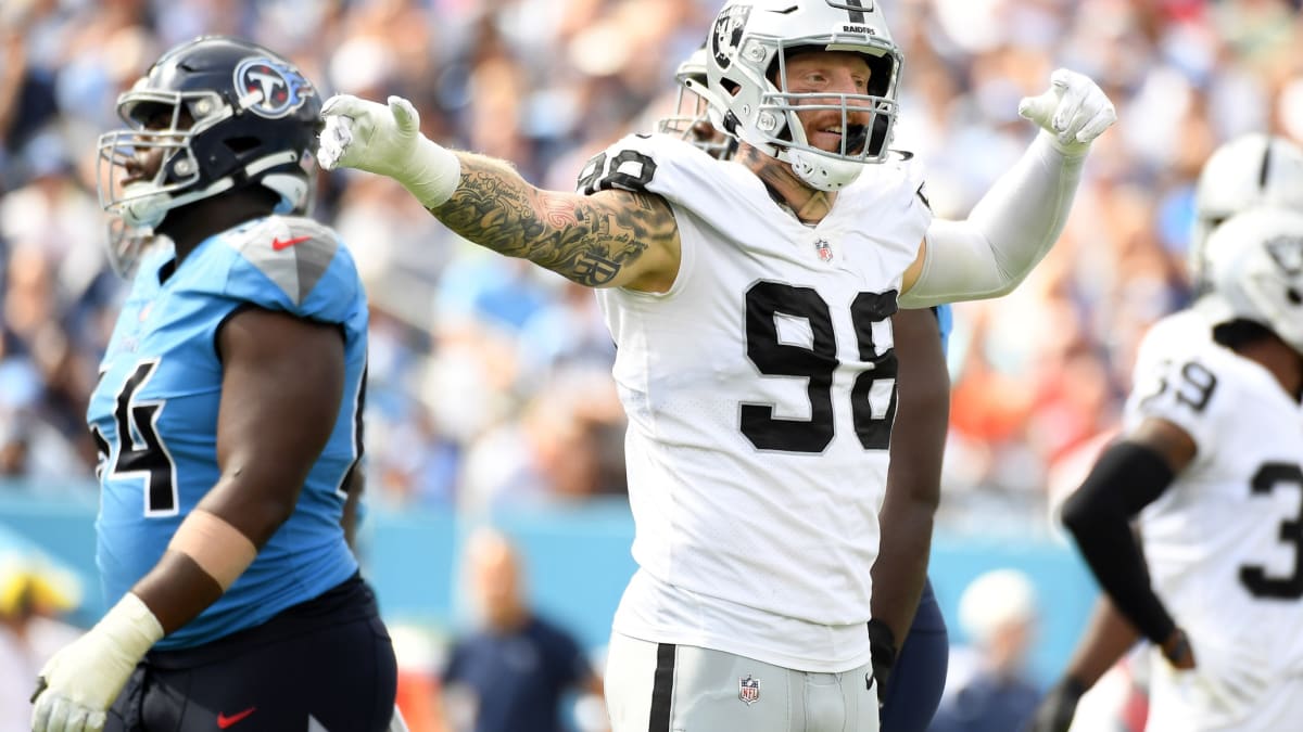 Raiders DE Maxx Crosby expands on reason for extra 'X' in first name