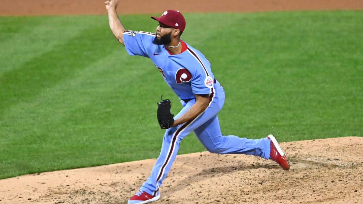 Nine photos of the Phillies in powder blue to celebrate this