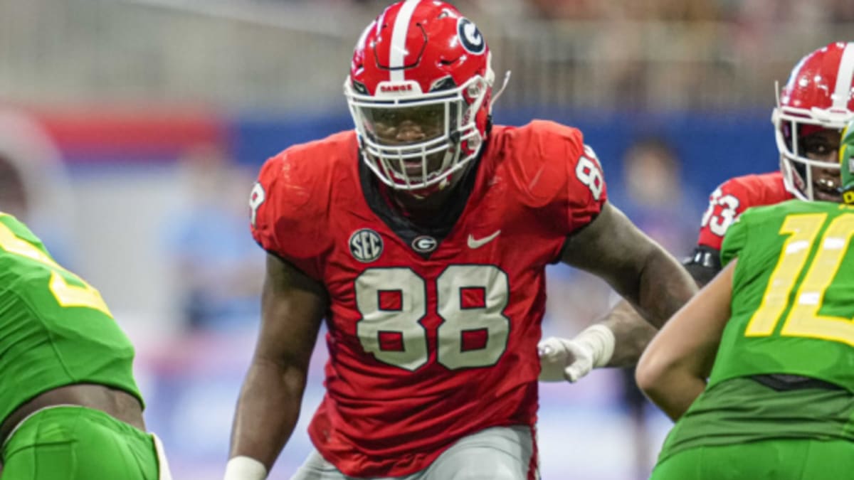 Watch: Georgia football team erupts to Jalen Carter pick in NFL draft