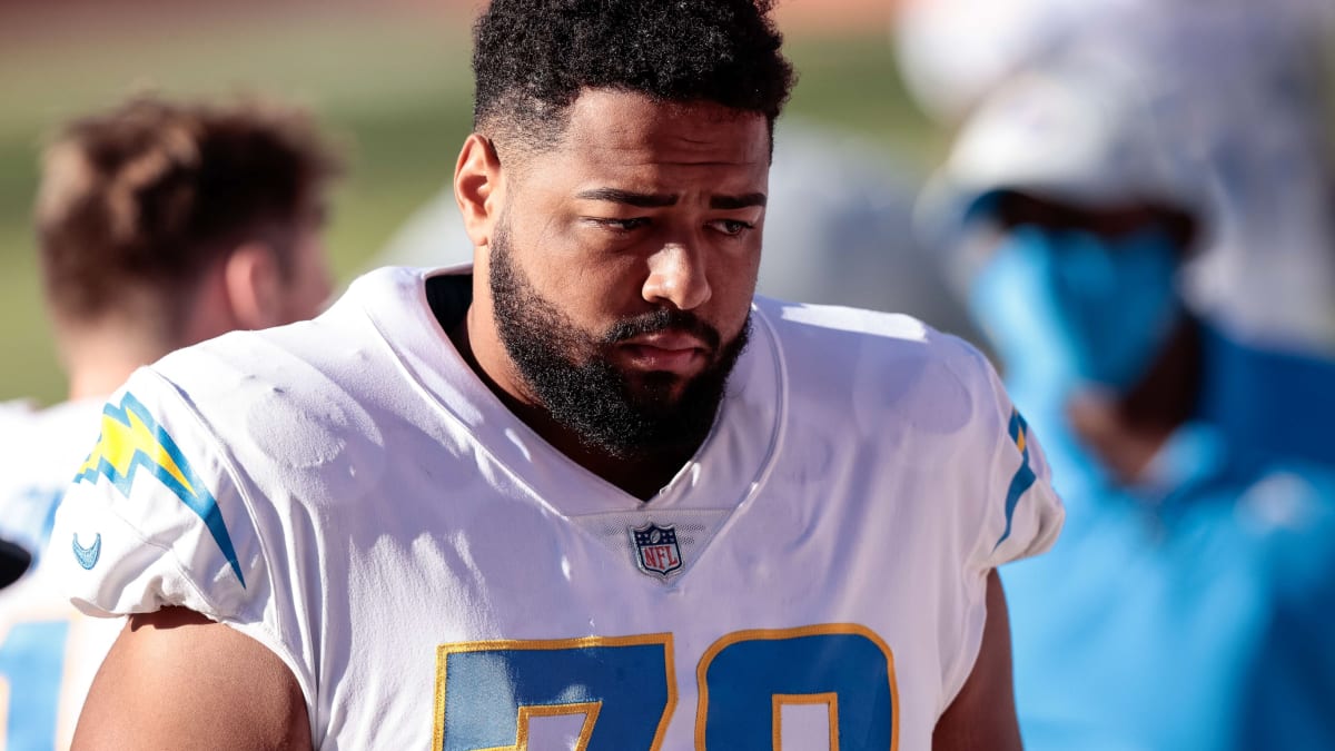 Chargers tackle Trey Pipkins eyes starting job after productive offseason -  The Athletic