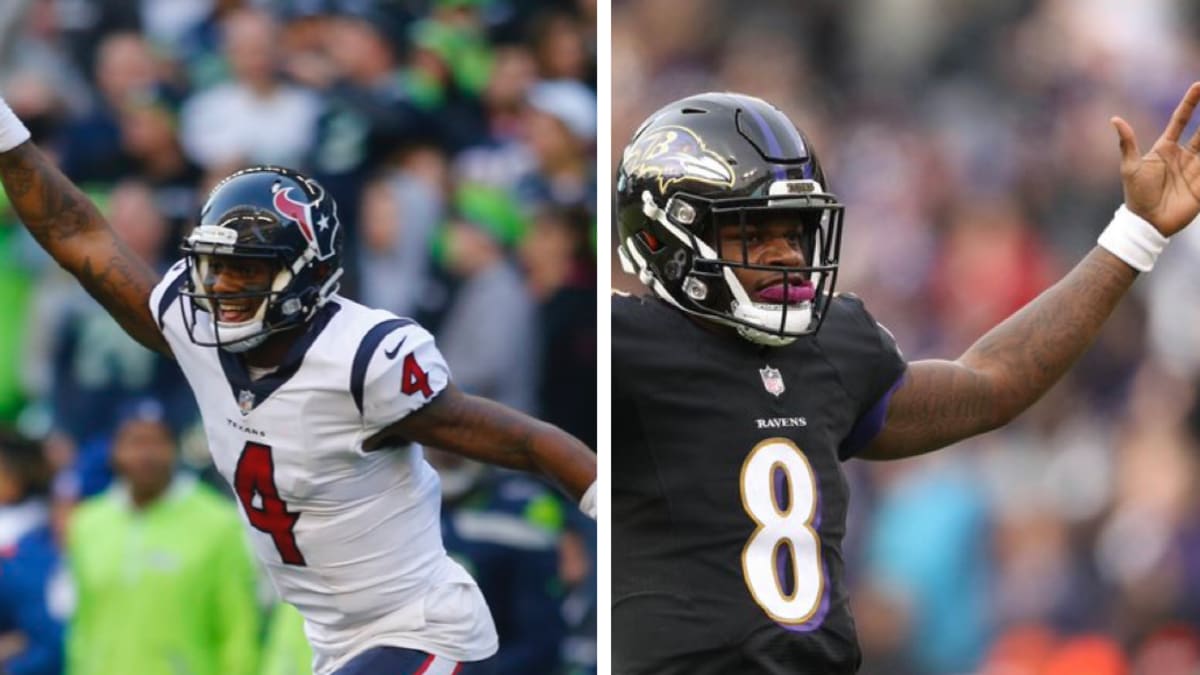 Texans QB Deshaun Watson gives Ravens' Lamar Jackson 'MVP' jersey