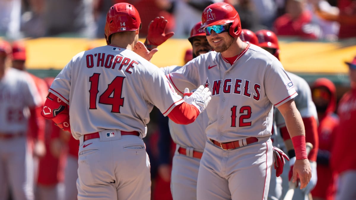 Logan O'Hoppe appears ready after being thrust into Angels' starting  catcher role - The Athletic