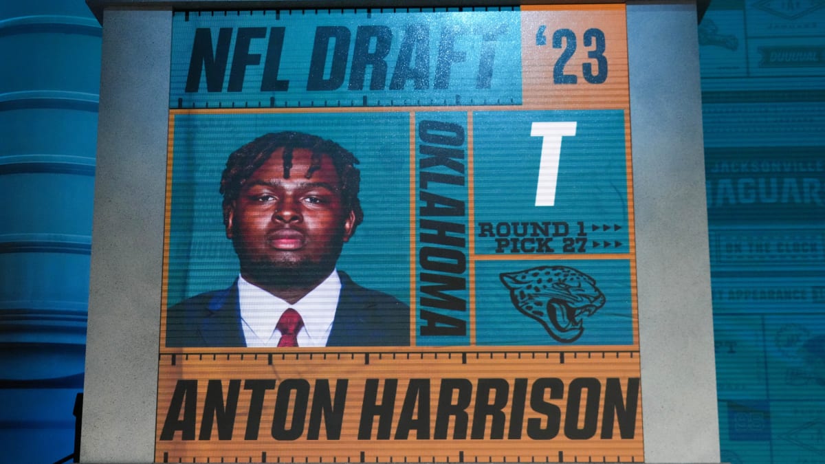 Jaguars select OT Anton Harrison with 27th pick in NFL draft