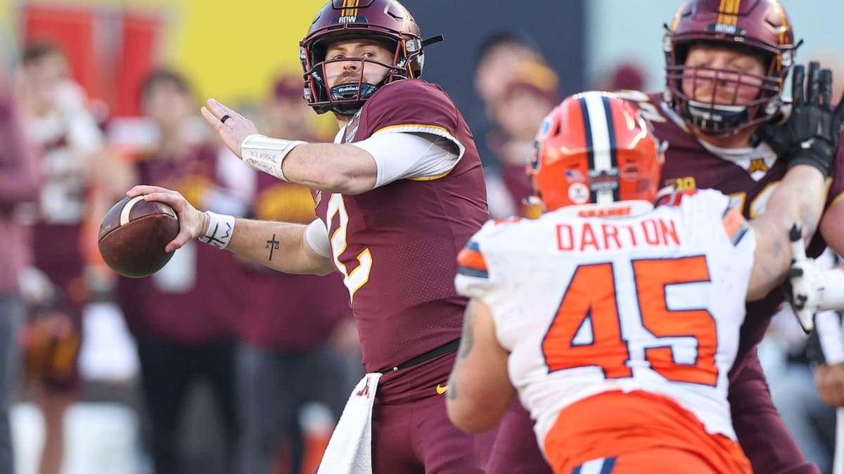 Tanner Morgan to start for Gophers vs. Rutgers - Sports Illustrated  Minnesota Sports, News, Analysis, and More