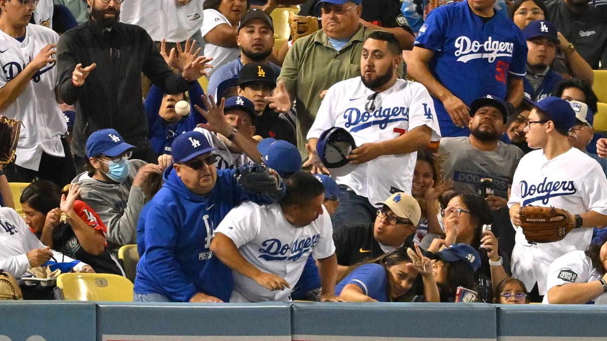 Dodgers Fan Does it All in Crazy Moment at Dodger Stadium - Inside the  Dodgers