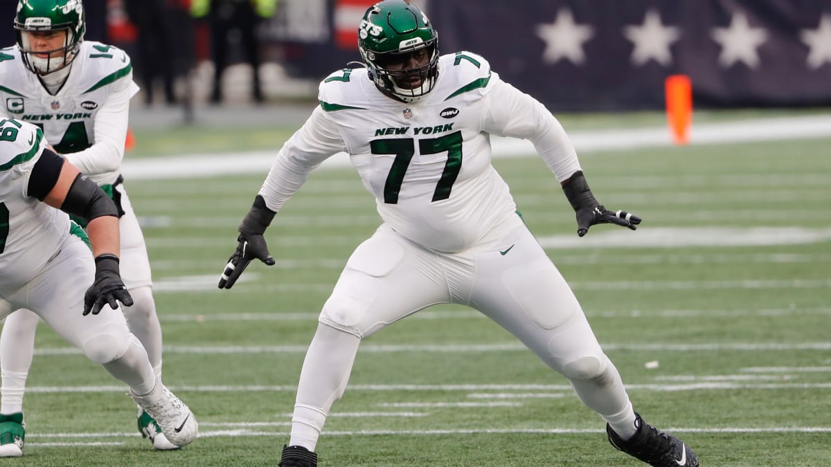 Jets decline to pick up fifth-year option on OT Mekhi Becton for 2024  season, per report 