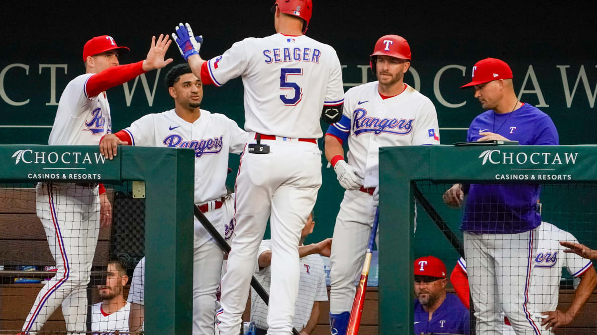 Corey Seager Sets Postseason Walks Record in Texas Rangers Victory - Sports  Illustrated Texas Rangers News, Analysis and More