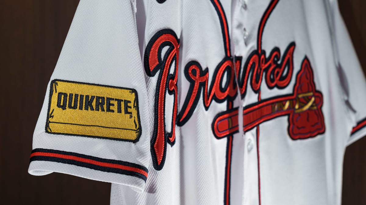 Braves add a jersey patch sponsorship, from Atlanta-based QUIKRETE