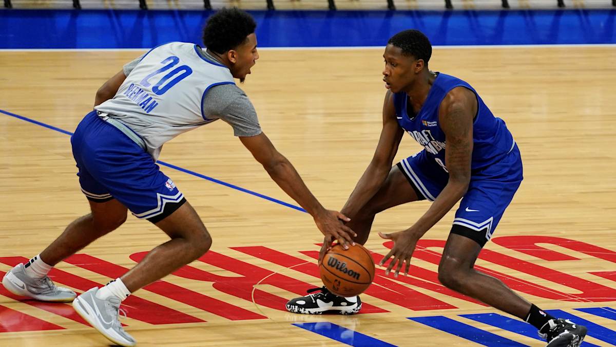 UVA basketball's Reece Beekman flashes at the NBA Combine - Streaking The  Lawn