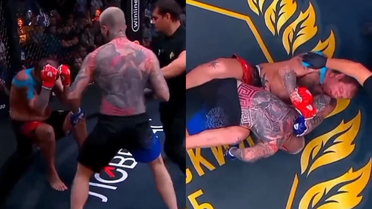 Video: Post-fight brawl in Moscow leads to grudge match being fought  immediately after - MMA Fighting