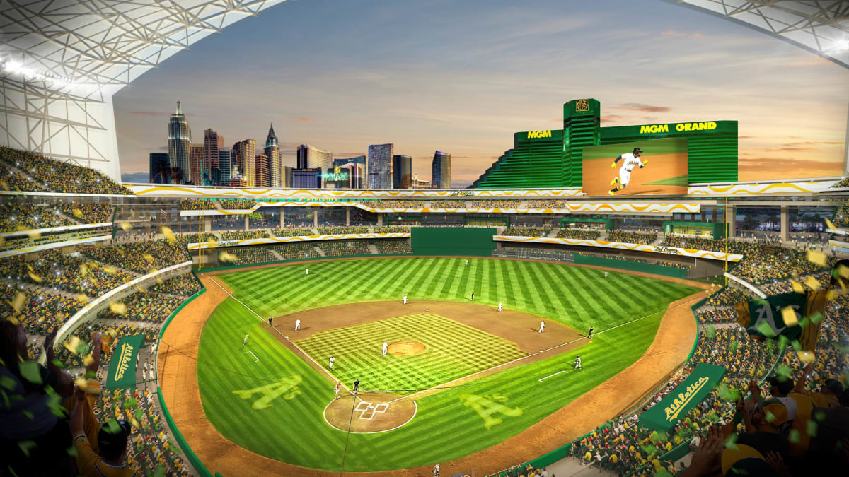 Oakland Athletics Make New Stadium Agreement in Las Vegas with Bally's -  Sports Illustrated Texas Rangers News, Analysis and More