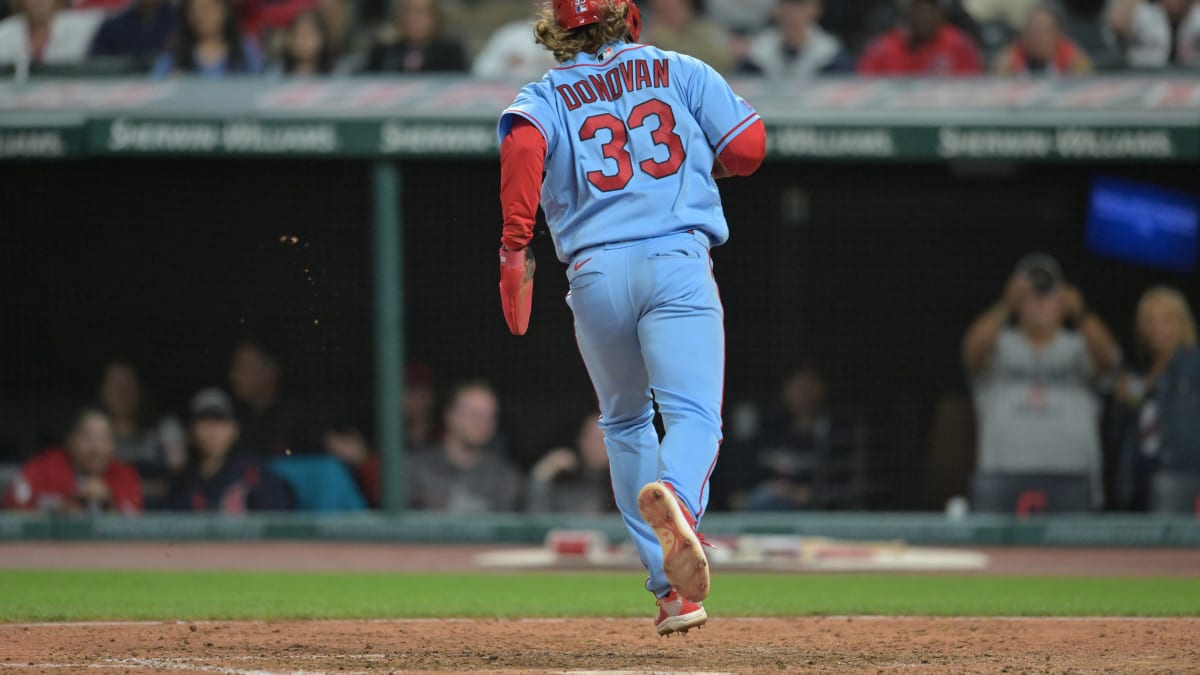 Photo: St. Louis Cardinals Brendan Donovan Chases Down Baseball