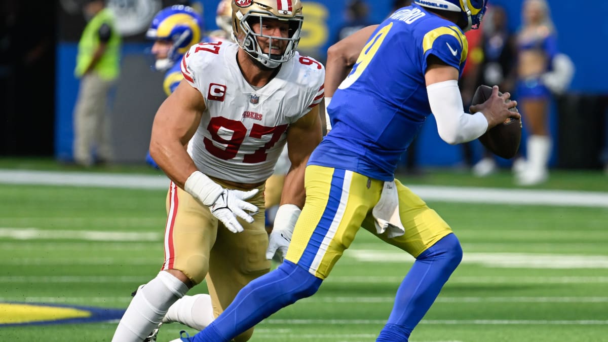 Los Angeles Rams' Matthew Stafford, San Francisco 49ers' Brock Purdy Set To  Make NFL History - Sports Illustrated LA Rams News, Analysis and More