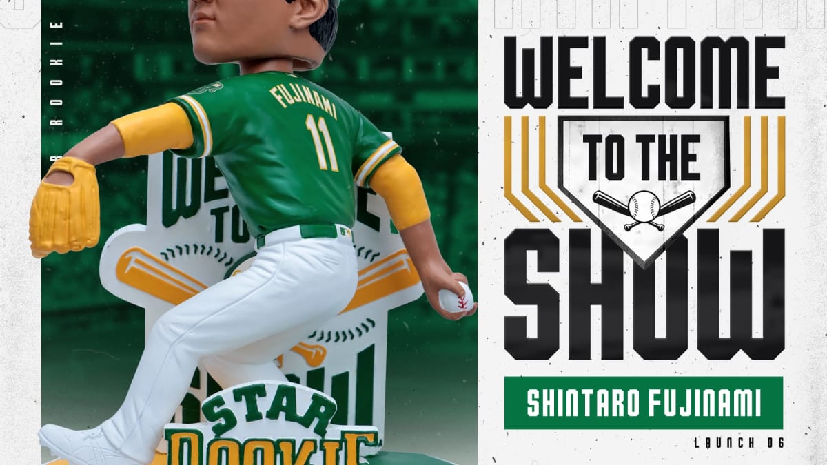 FOCO Releases Shintaro Fujinami Oakland Athletics Rookie Bobblehead -  Sports Illustrated Oakland Athletics News, Analysis and More