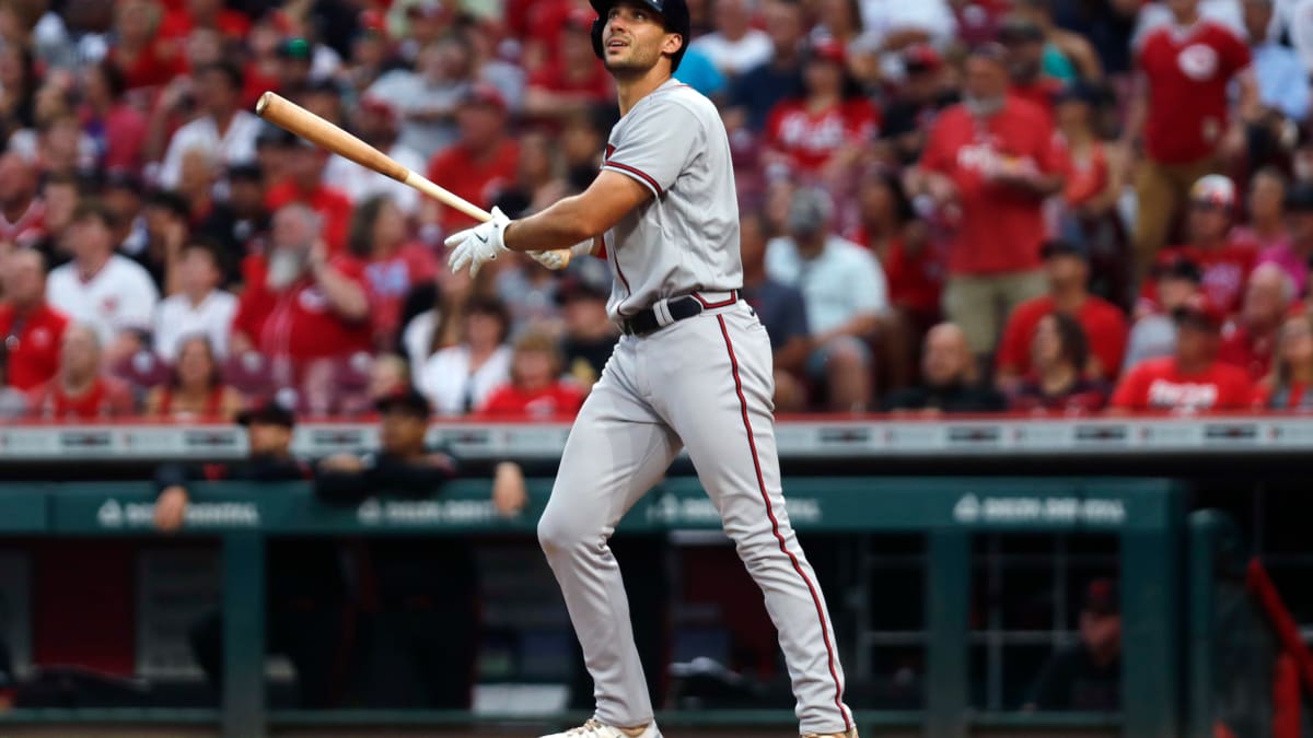 WATCH: Matt Olson vaporizes ball deep into the California night - Sports  Illustrated Atlanta Braves News, Analysis and More
