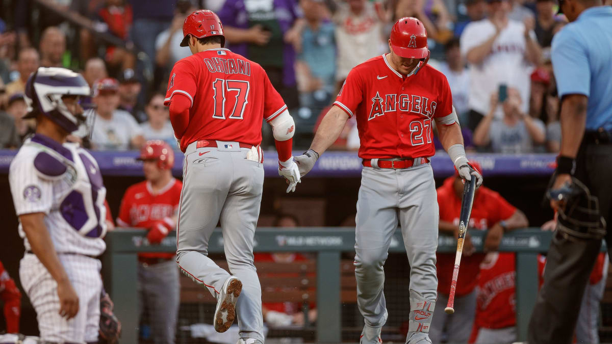 Mike Trout and Shohei Ohtani Tie Fun History at Top of Los Angeles