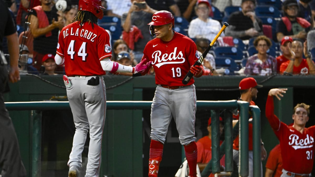 Elly De La Cruz's Celebration After Bat Check Angers Nats Coach