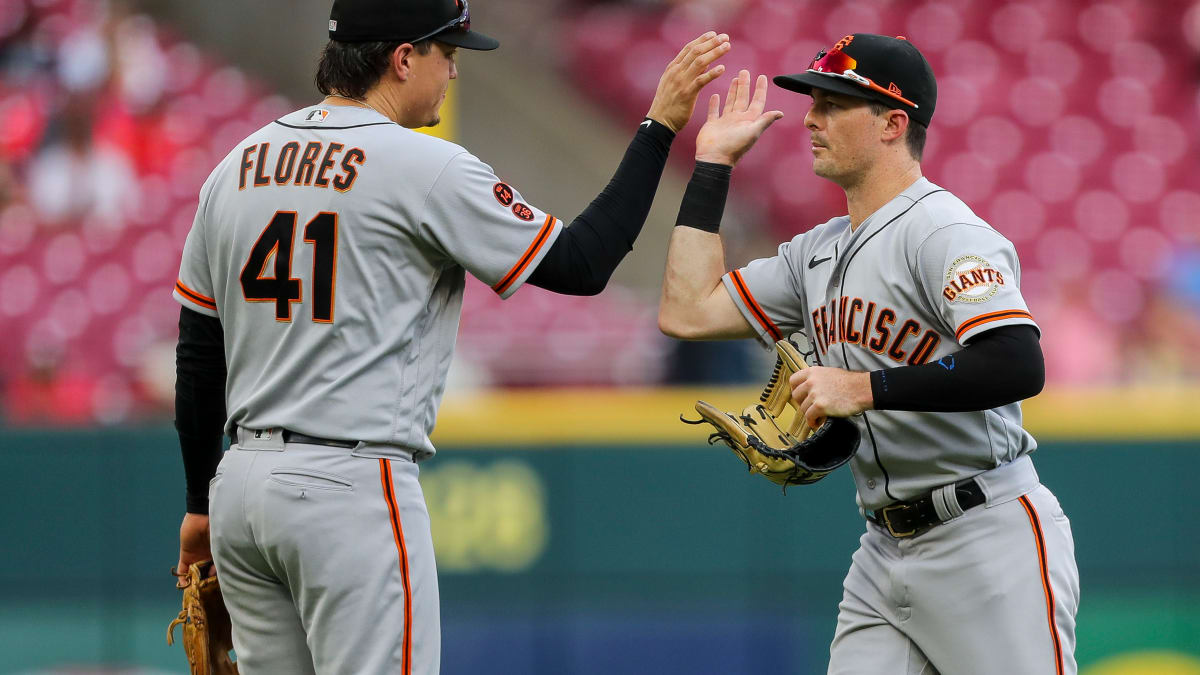 Mike Yastrzemski manning left field at Fenway Park