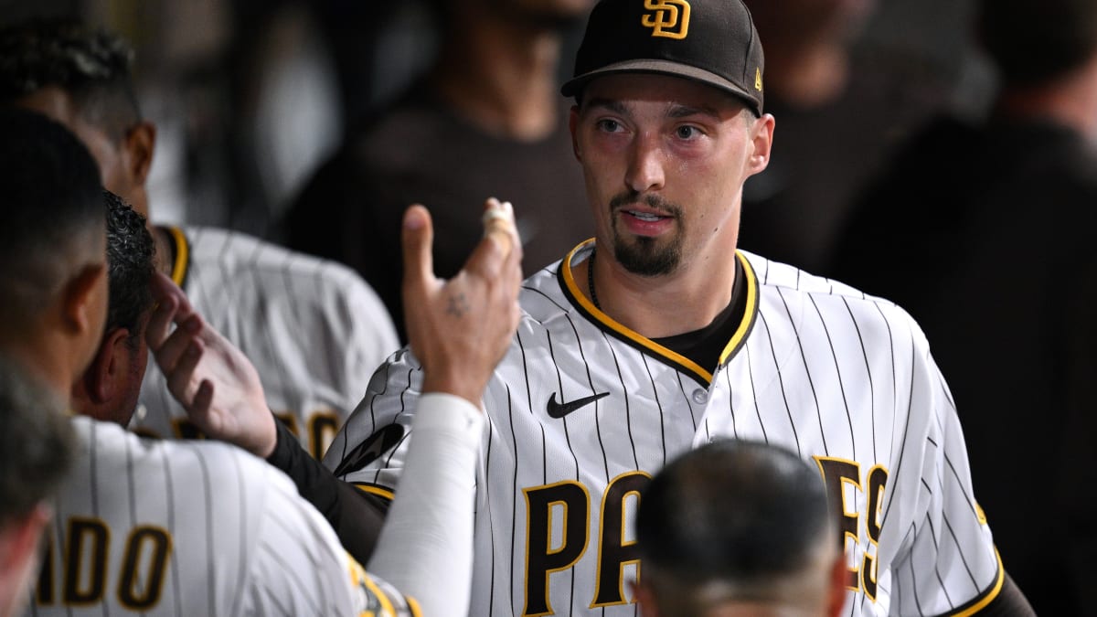 Left-hander Blake Snell's contract with the San Diego Padres expires after  the season. If the Padres don't extend him, he would make an excellent  trade target.