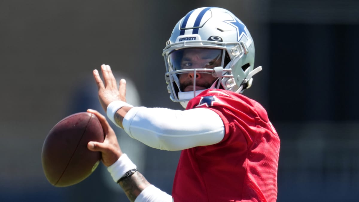 dak prescott red practice jersey