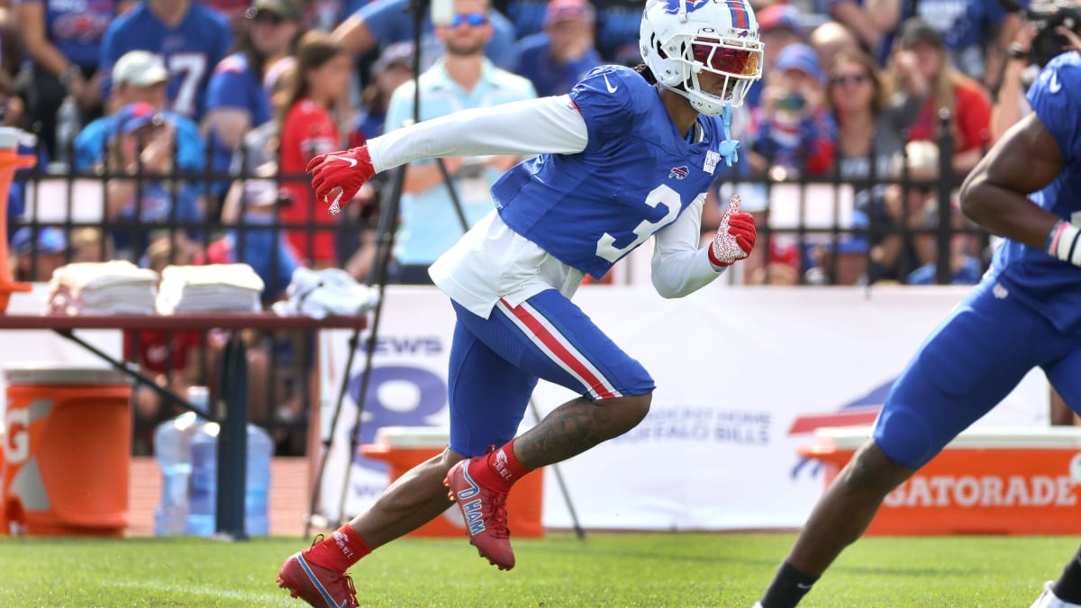 Training camp highlight: Buffalo Bills safety Damar Hamlin snags pick-six  vs. Bills quarterback Matt Barkley