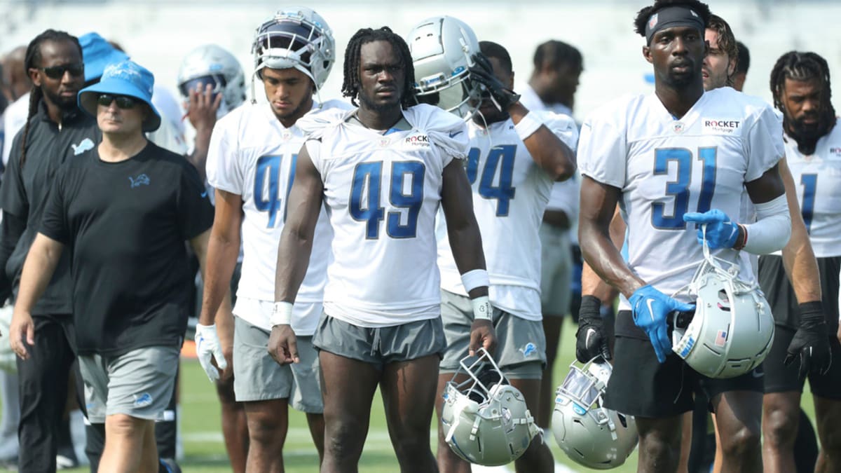 2022 Detroit Lions Rookie Minicamp Aidan Hutchinson Josh Paschal Bonding  Early - Sports Illustrated Detroit Lions News, Analysis and More