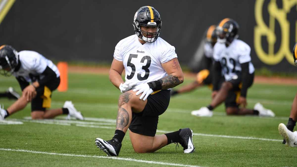 First look at Steelers rookie center, Kendrick Green (@kjgreen_53