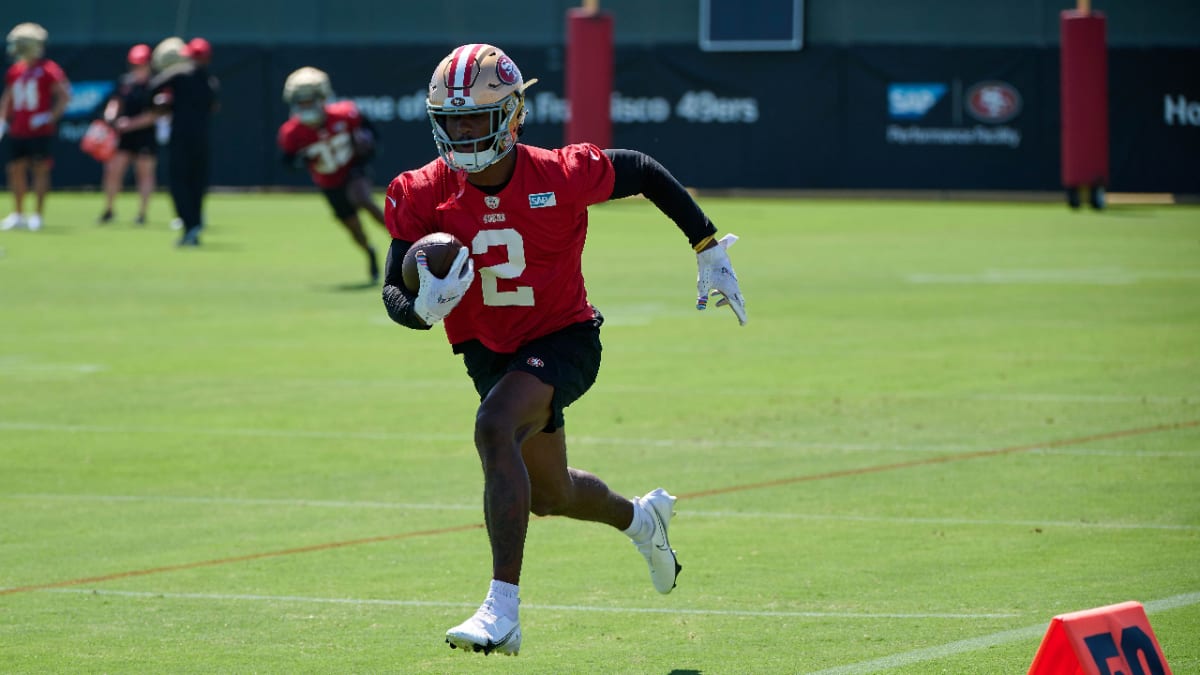 San Francisco 49ers' Tashaun Gipson Sr. takes part during the NFL team's  football training camp in Santa Clara, Calif., Wednesday, July 26, 2023.  (AP Photo/Jeff Chiu Stock Photo - Alamy