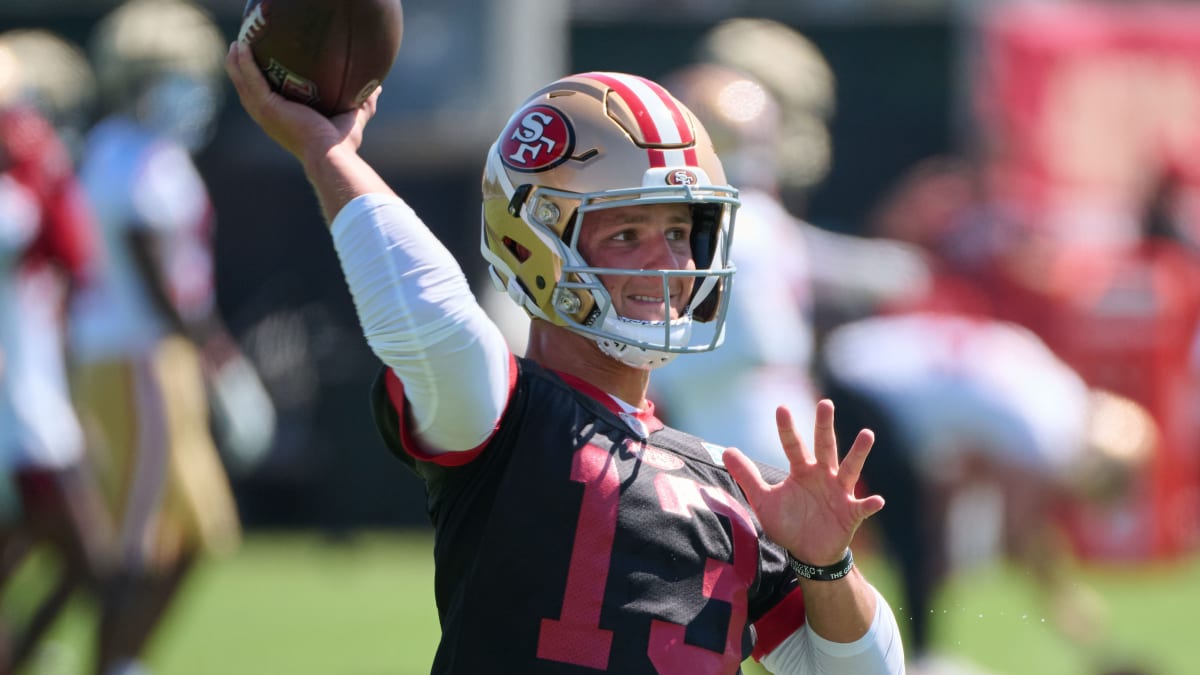 San Francisco 49ers' Deommodore Lenoir takes part in drills during